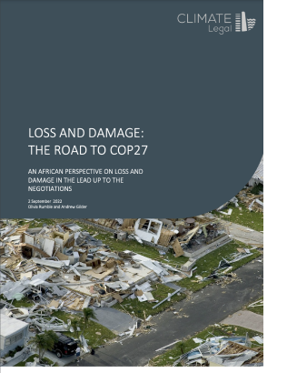 Climate Change Law and Governance